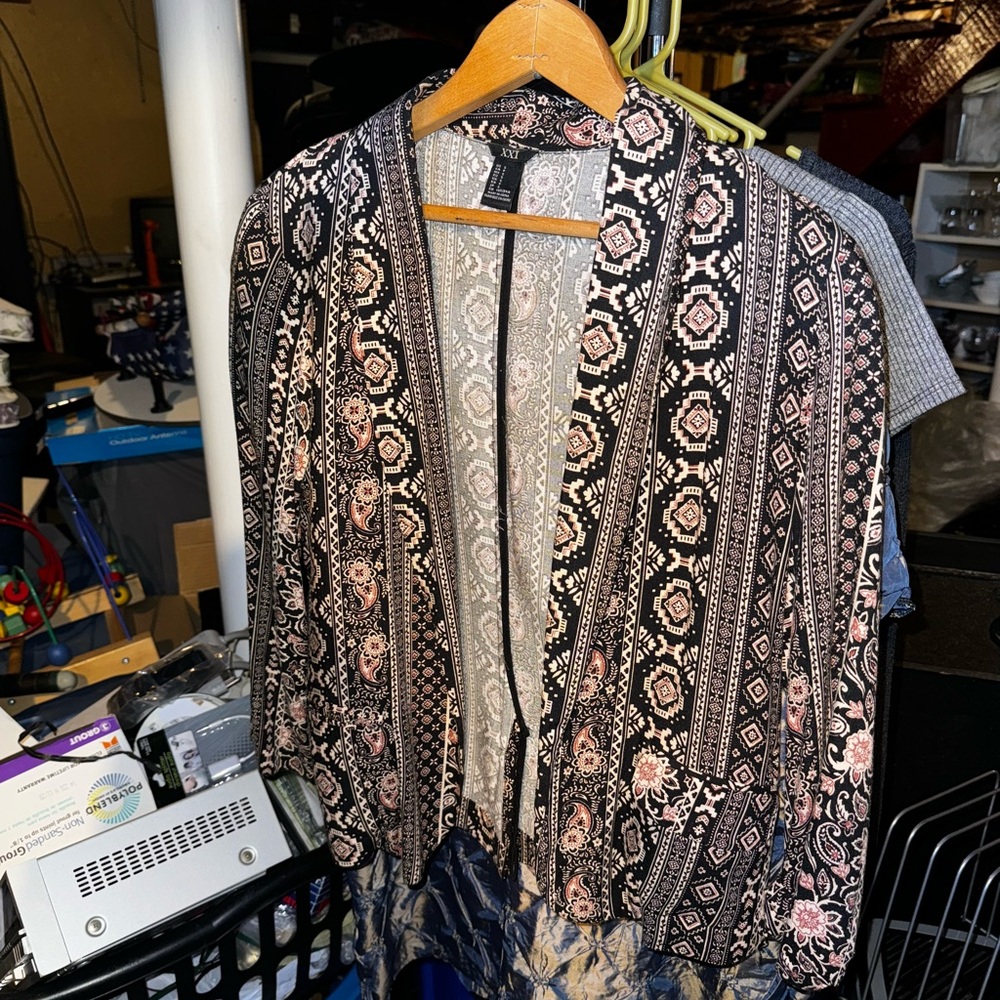 Boho Chic Patterned Kimono